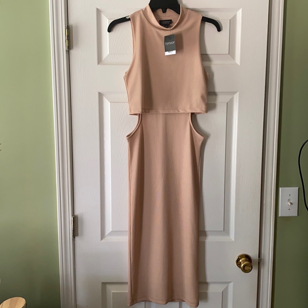 Topshop Bodycon Cut out dress
